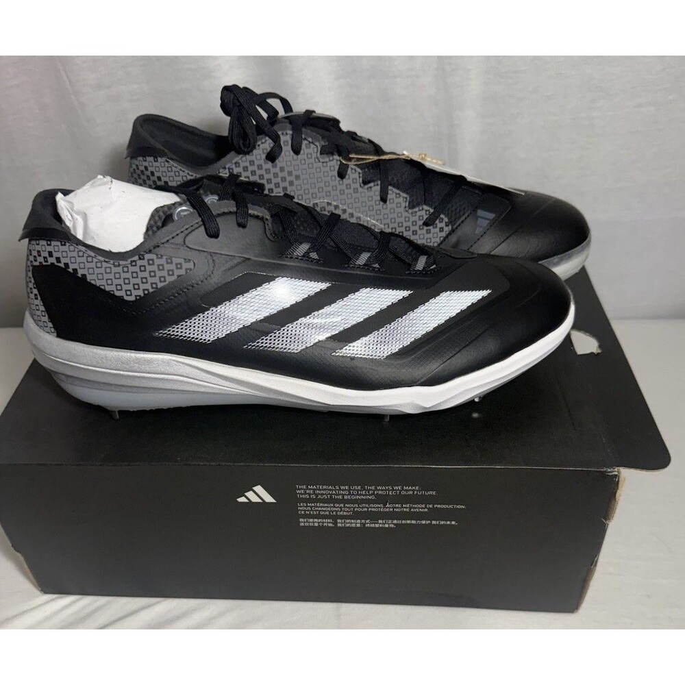 NEW Adidas Adizero Impact WP SP Mens Size 15 Metal Baseball Cleats Black